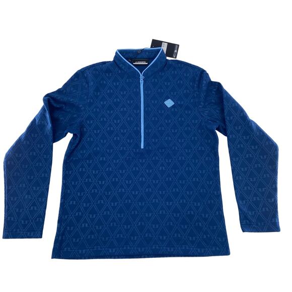 J.Lindeberg Estate Blue Drumstick Mid Layer Sweater XL - Picture 3 of 14